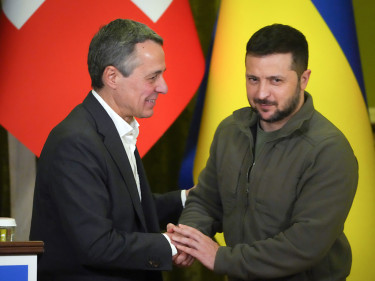 Frapp Ignazio Cassis A Rencontr Le Pr Sident Zelensky