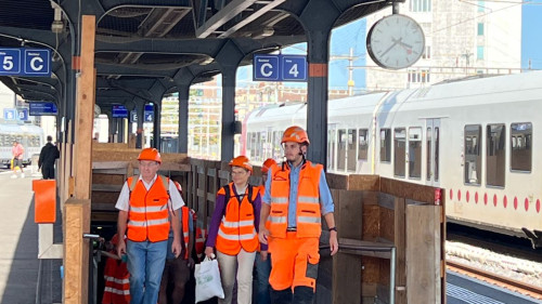 Frapp Prochain Arr T La Nouvelle Gare De Fribourg