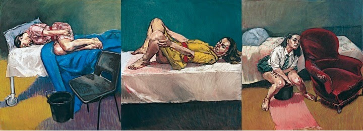 Paula Rego, Abortion Series triptych, 1998. Courtesy the artist