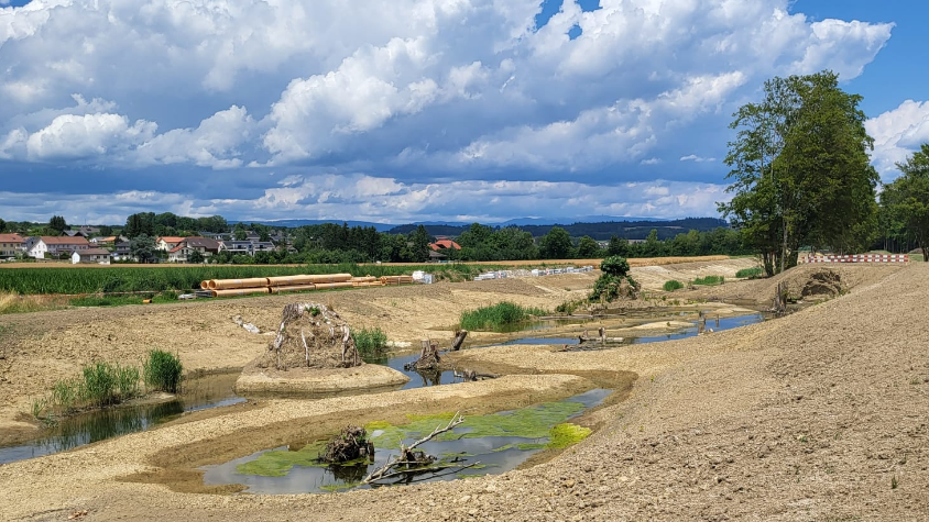 Frapp Die Kleine Glâne erhält ihr natürliches Bett zurück