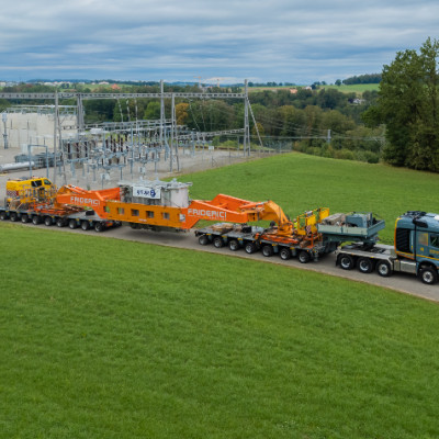 juvigny. Un convoi très exceptionnel pour acheminer un transformateur  électrique de 160 tonnes