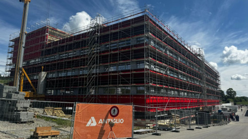 Frapp | Le nouveau bâtiment de l'Agroscope sort de terre