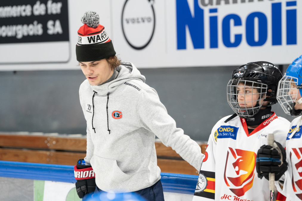 Sandro Schmid für einmal als Coach im Einsatz