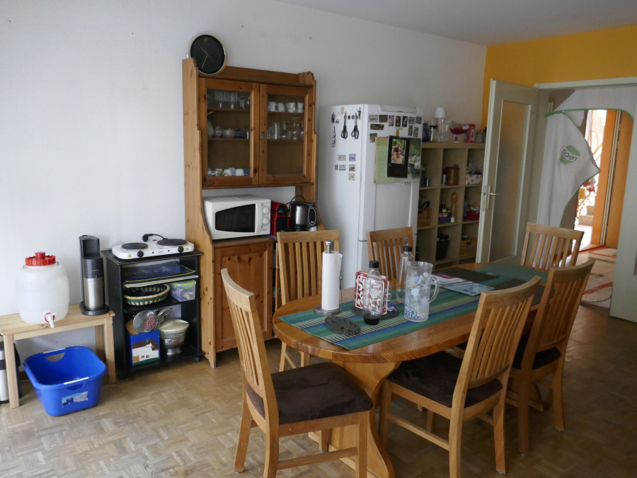 Le nouveau salon de Chrisitiane Dreyer, avec les plaques de cuissons