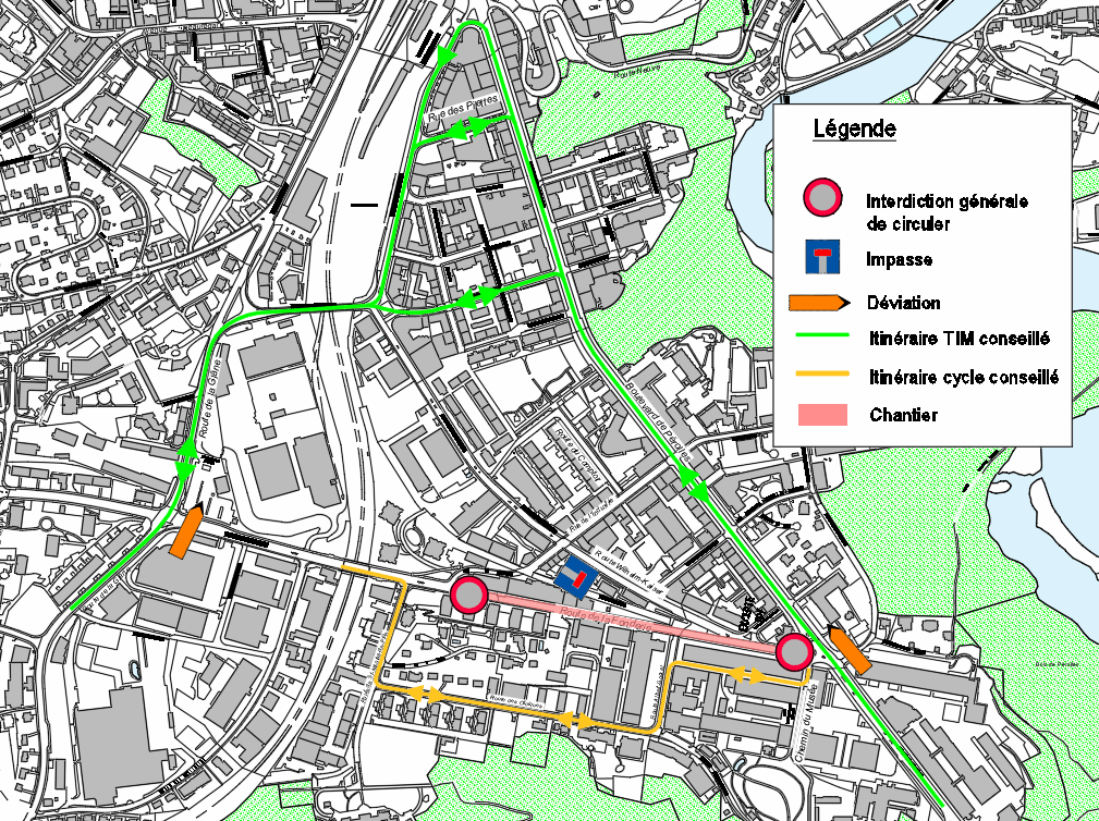 Plan des travaux